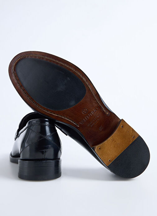 Valentino Siyah Erkek Deri Loafer 92V13503VTA550-CLSC - Görsel 5