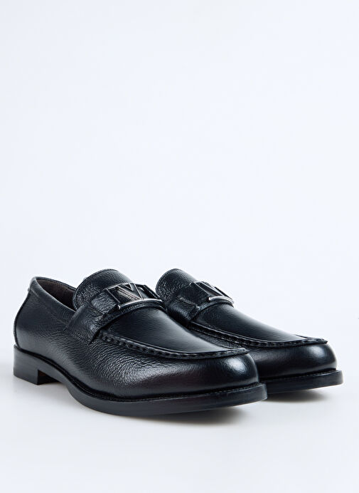 Valentino Valentino Siyah Erkek %100 Dana Derisi Loafer 92V13503VTM550-CLSC | Boyner Siyah - 3. görsel