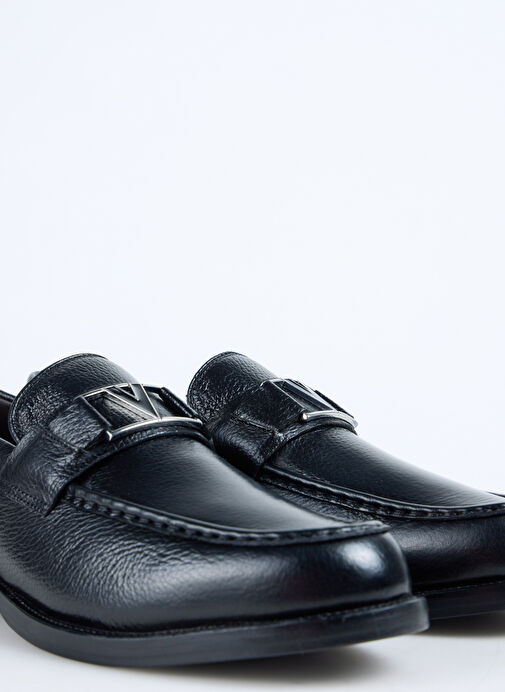 Valentino Valentino Siyah Erkek %100 Dana Derisi Loafer 92V13503VTM550-CLSC | Boyner Siyah - 6. görsel