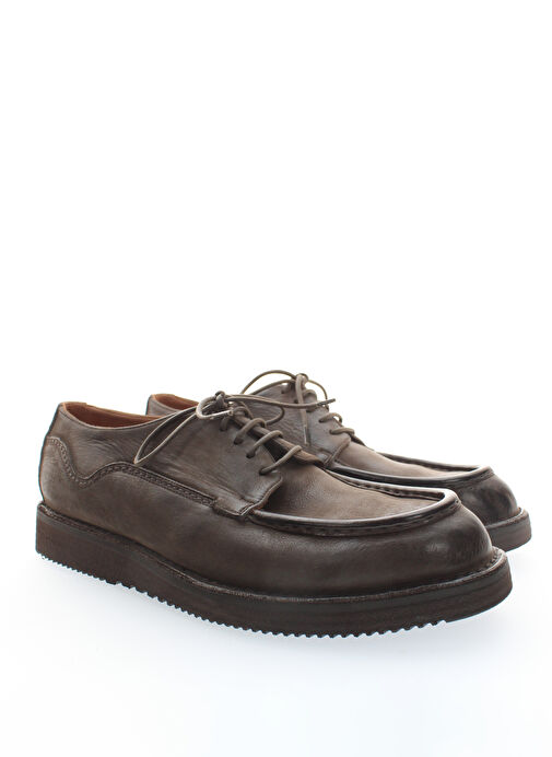 Pantanetti Kahverengi Erkek Deri Günlük Ayakkabı 19002D - Görsel 2