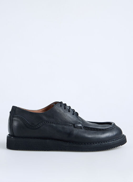 Pantanetti Siyah Erkek Deri Günlük Ayakkabı 19002D - Görsel 2