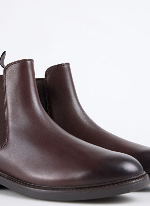 Polo Ralph Lauren Kahverengi Erkek Deri Bot ASHER CHLSEA - Görsel 6