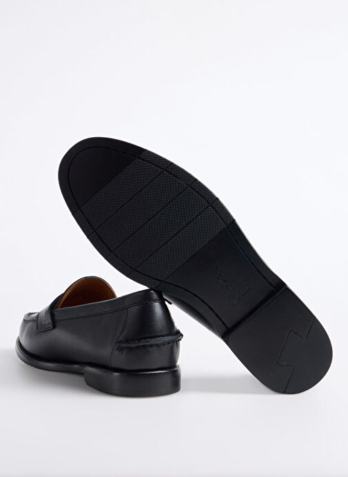 Polo Ralph Lauren Siyah Erkek Deri Loafer ALSTON PENNY - Görsel 5