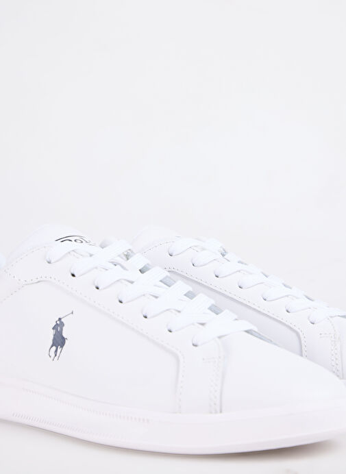 Polo Ralph Lauren Beyaz Erkek Deri Sneaker HRT CT II - Görsel 6