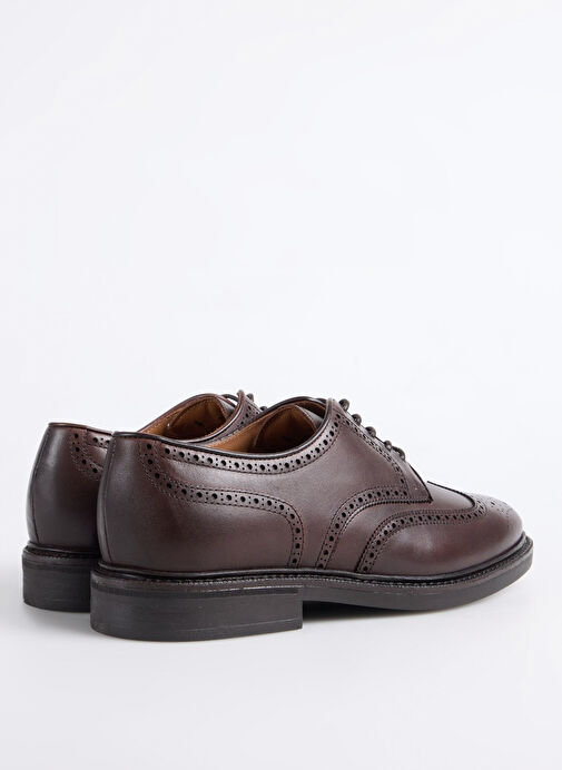 Polo Ralph Lauren Kahverengi Erkek Deri Klasik Ayakkabı ASHER WGTIP - Görsel 4