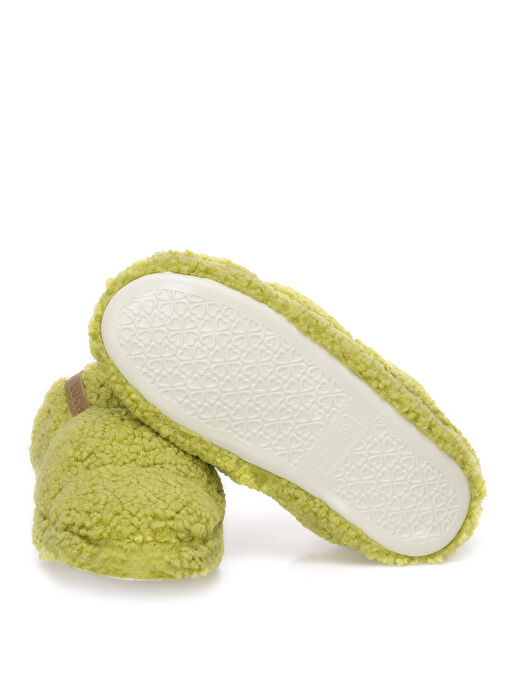 Peluche Yeşil Kadın Ev Terliği TED-KYL - Görsel 4