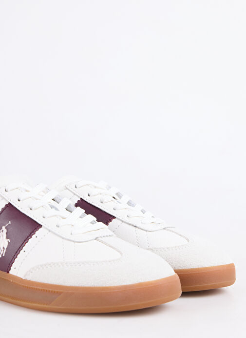 Polo Ralph Lauren Beyaz Kadın Deri Sneaker HRT AERA PP - Görsel 6
