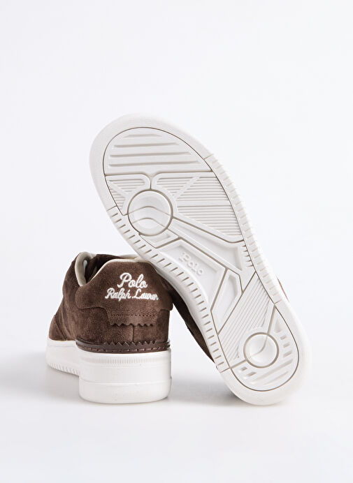 Polo Ralph Lauren Kahverengi Kadın Deri Sneaker MASTERS CRT - Görsel 5