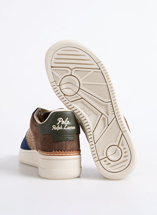 Polo Ralph Lauren Çok Renkli Kadın Deri Sneaker MASTERS CRT - Görsel 5