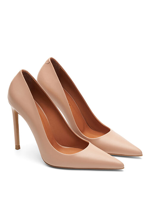 Jabotter Kahverengi Kadın Deri Stiletto MONACO - Görsel 3