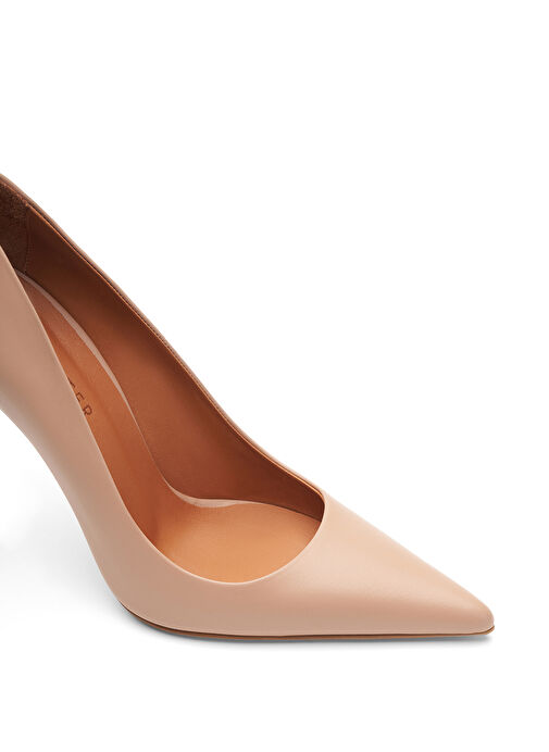 Jabotter Kahverengi Kadın Deri Stiletto MONACO - Görsel 4