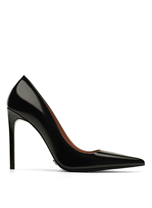 Jabotter Siyah Kadın Deri Stiletto MONACO - Görsel 2