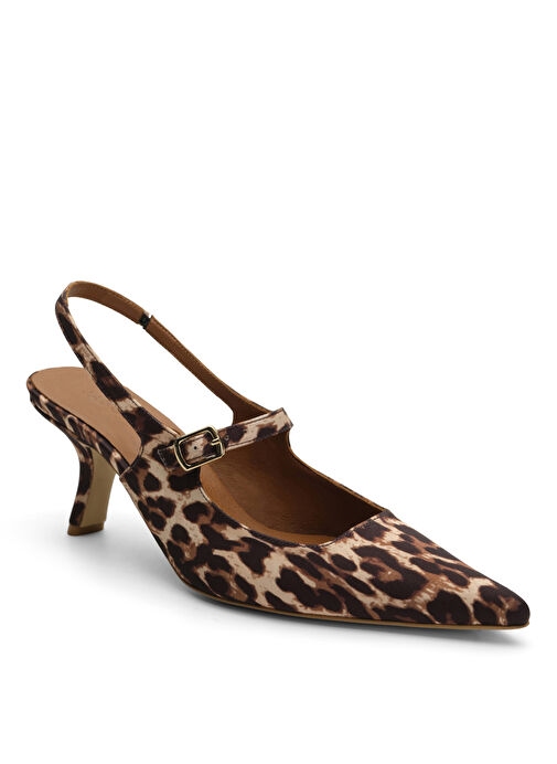 Jabotter Çok Renkli Kadın Stiletto LOUVRE SATEN STİLETTO - Görsel 4