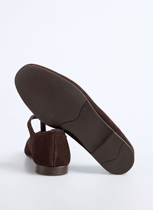 Fabrika Fabrika Belirsiz Kahverengi Kadın %100 Dana Derisi Babet | Boyner Belirsiz - 5. görsel