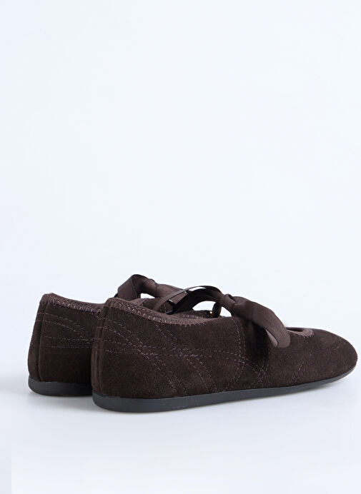 Fabrika Fabrika Belirsiz Kahverengi Kadın %100 Dana Derisi Babet Boyner'de! Belirsiz - 4. görsel