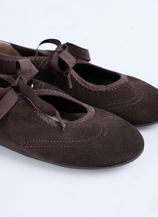 Fabrika Fabrika Belirsiz Kahverengi Kadın %100 Dana Derisi Babet Boyner'de! Belirsiz - 6. görsel