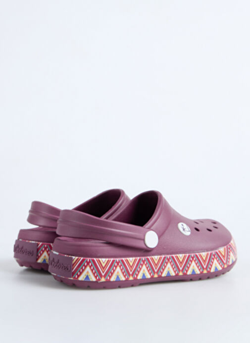 De Colores De Colores Mürdüm Mor Kadın %100 Eva Plaj Terliği TESSY Boyner'de! Mürdüm - 4. görsel