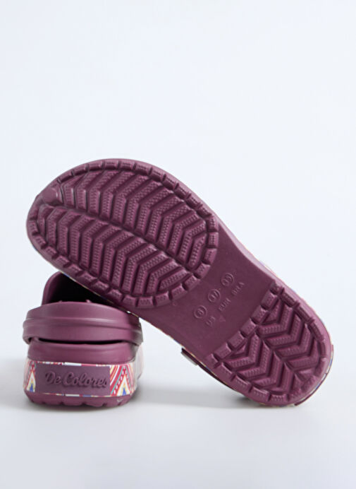 De Colores De Colores Mürdüm Mor Kadın %100 Eva Plaj Terliği TESSY Boyner'de! Mürdüm - 5. görsel