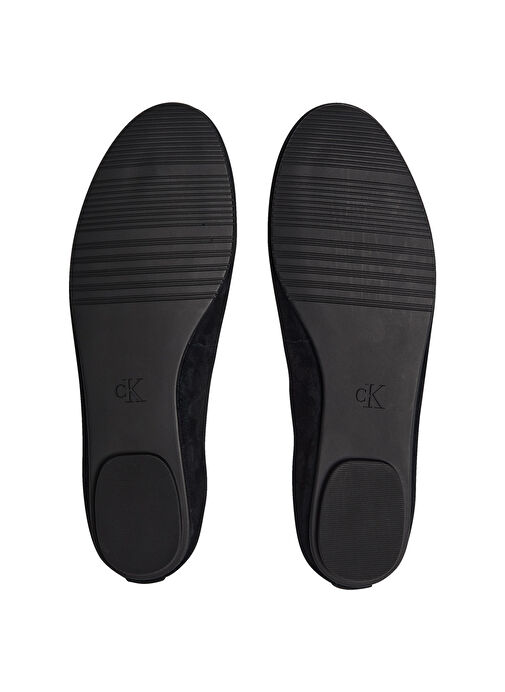 Calvin Klein Siyah Kadın Deri Babet HW0HW02565 - Görsel 7