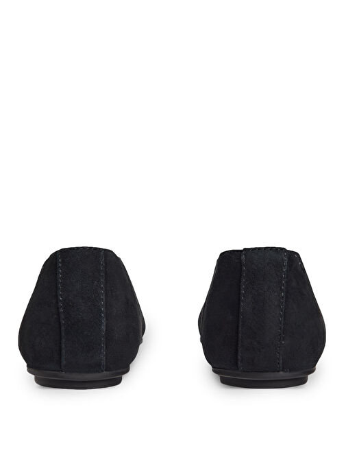 Calvin Klein Siyah Kadın Deri Babet HW0HW02565 - Görsel 5