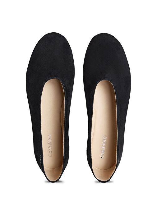 Calvin Klein Siyah Kadın Deri Babet HW0HW02565 - Görsel 6