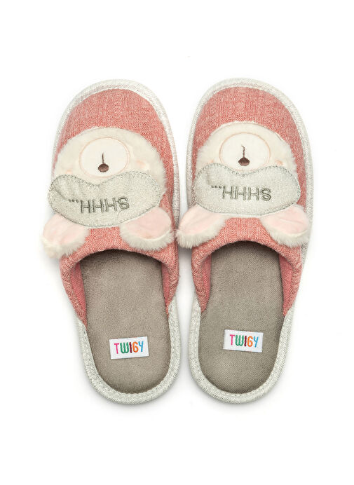 Twigy Pembe Kadın Ev Terliği TW NIKKI PEMBE 36/41 - Görsel 5