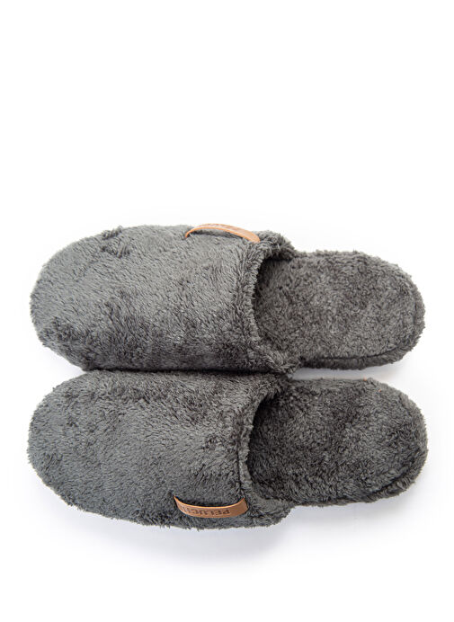 Peluche Peluche Gri Erkek Ev Terliği 25E-T1 - 2 Diğer | Boyner Gri - 3. görsel