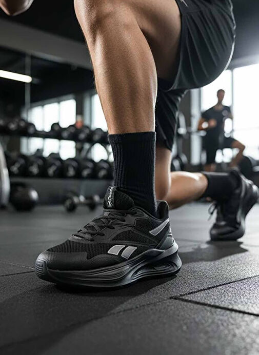 Reebok Reebok Siyah Koyu Gri 102203529 Anes Run III Siyah Erkek Koşu Ayakkabısı Boyner'de! Siyah Koyu Gri - 3. görsel