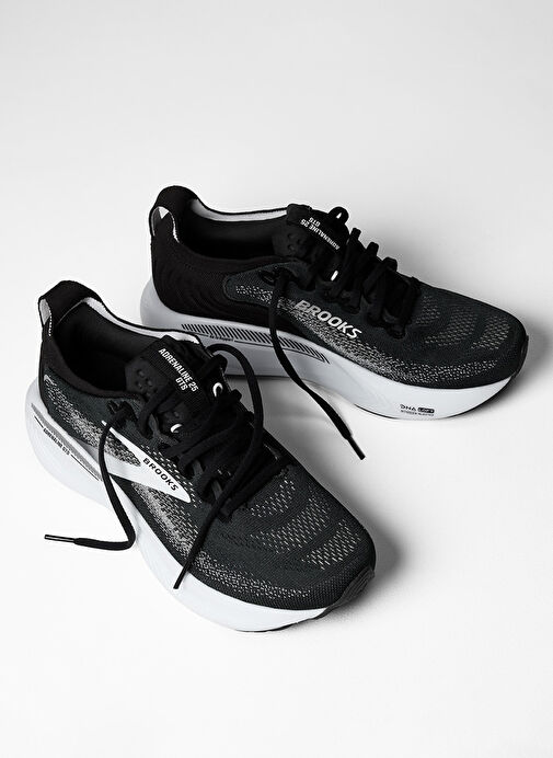 Brooks Siyah Beyaz Brooks Adrenaline Gts Erkek Koşu Ayakkabısı 1104541D090 25