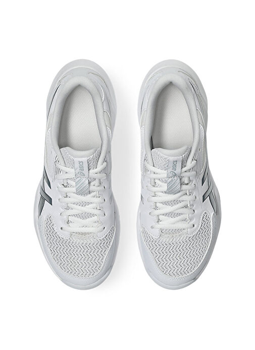 Asics Beyaz Gümüş Asics Gel Rocket 1072A119-101 GEL-ROCKET 12 Deri Kadın Voleybol Ayakkabısı