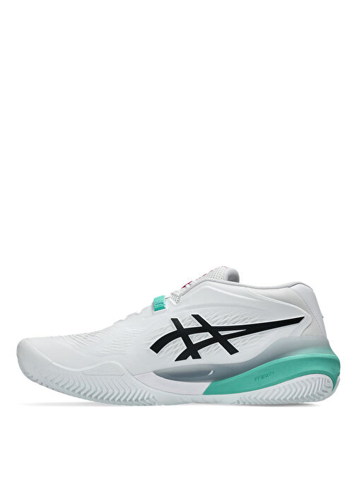 Asics Beyaz Asics Gel Resolution 1041A485-103 GEL-RESOLUTION X CLAY Deri Erkek Tenis Ayakkabısı