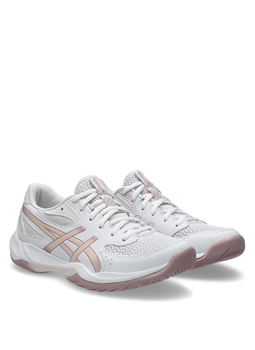 Asics Beyaz Lila Asics Gel Rocket 1072A119-103 GEL-ROCKET 12 Kadın Voleybol Ayakkabısı