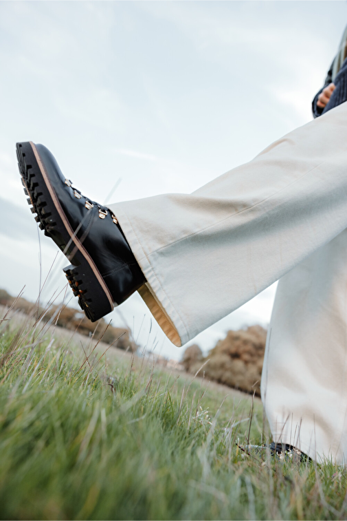 Barbour Blake Hiker Bot BK11 Black Polido - Görsel 7