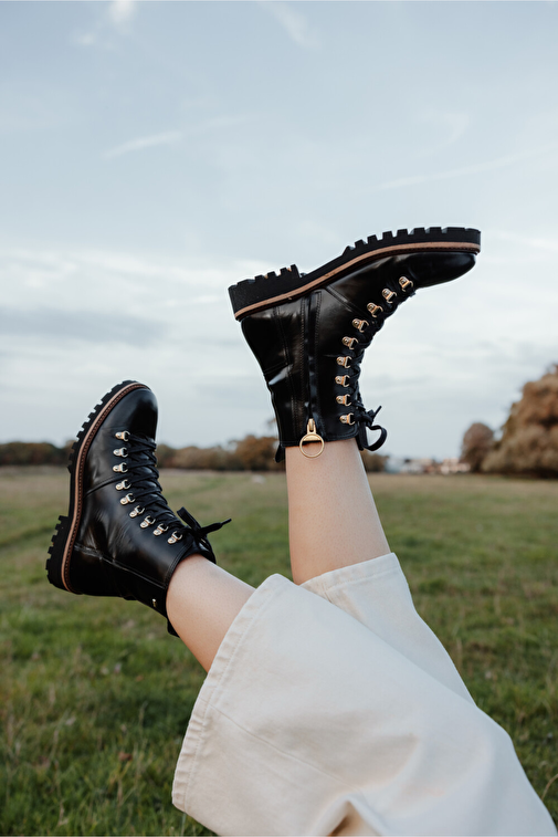 Barbour Blake Hiker Bot BK11 Black Polido - Görsel 8