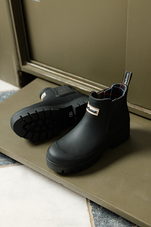 Barbour Halton Chelsea Yağmur Botu BK11 Black - Görsel 7