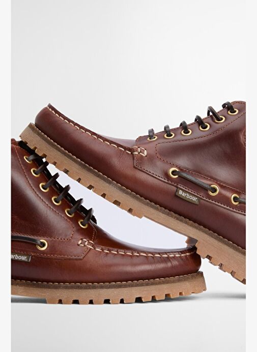 Barbour Tiller Moccasin Bot BR71 Mahogany - Görsel 8