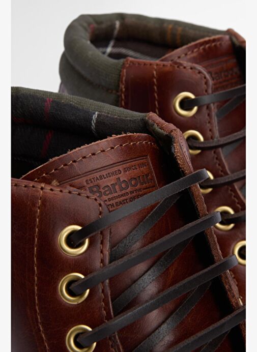 Barbour Tiller Moccasin Bot BR71 Mahogany - Görsel 4