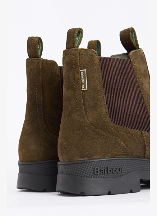 Barbour Turnbull Chelsea Bot OL77 Oiled Olive Suede - Görsel 6