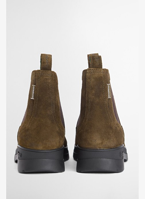 Barbour Turnbull Chelsea Bot OL77 Oiled Olive Suede - Görsel 5