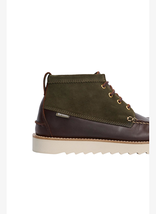 Barbour Hadston Chukka Bot OL32 Olive/Dark Brown - Görsel 7