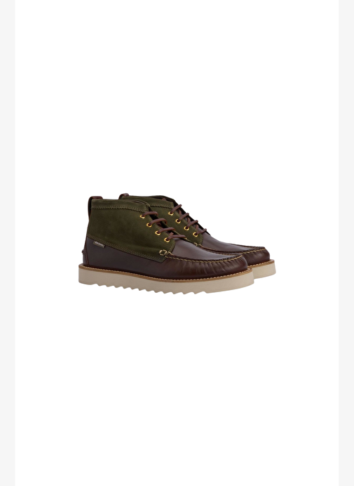 Barbour Hadston Chukka Bot OL32 Olive/Dark Brown - Görsel 2