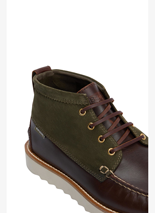 Barbour Hadston Chukka Bot OL32 Olive/Dark Brown - Görsel 6