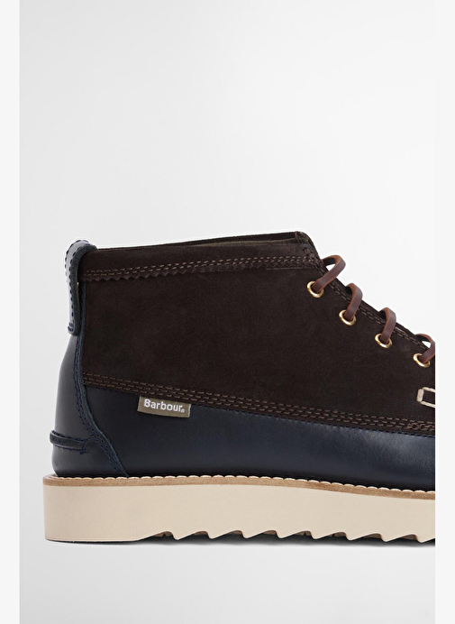 Barbour Hadston Chukka Bot NY94 Navy/Dark Brown - Görsel 7