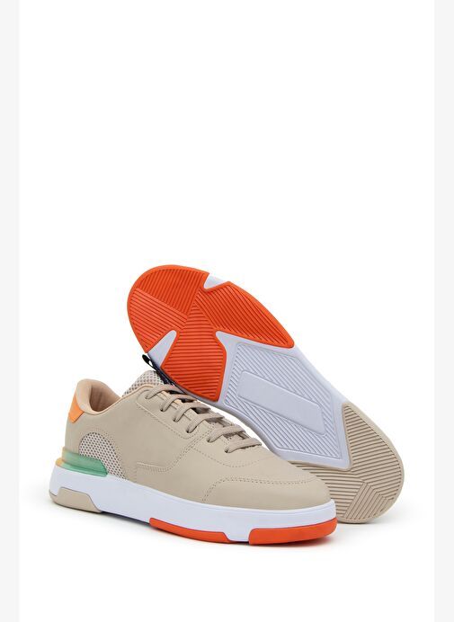 U.S. Polo Assn. Erkek Bej Spor Ayakkabı 50288930-VR011 - Görsel 5