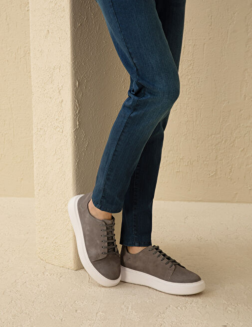 Açık Gri Casual Ayakkabı - Görsel 2