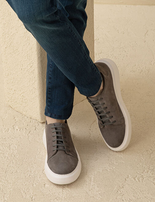 Açık Gri Casual Ayakkabı - Görsel 3