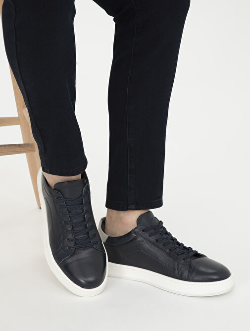 Lacivert Sneaker Ayakkabı - Görsel 3