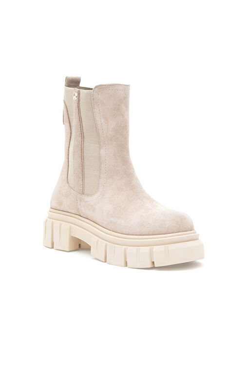 U.S. Polo Assn. Kadın Bej Süet Bot 50297258-VR011 - Görsel 4