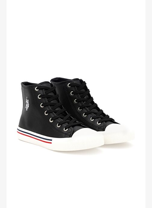 U.S. Polo Assn. Kadın Siyah Spor Ayakkabı 50297270-VR046 - Görsel 2