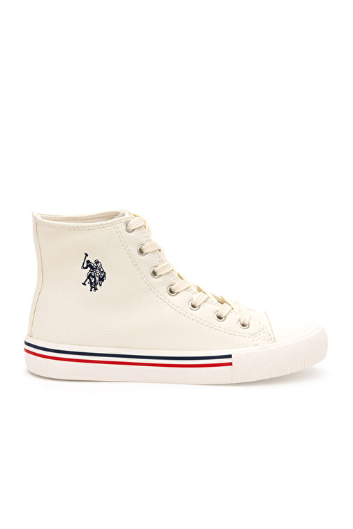 U.S. Polo Assn. Kadın Beyaz Spor Ayakkabı 50297270-VR013 - Görsel 3
